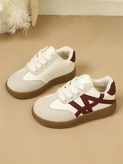 Floral Patchwork Girls' Retro Soft-Sole Lightweight Casual Sports Shoes