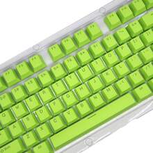 HXSJ Teclas de teclado mecánico PBT de colores compatibles con ABS de inyección doble con caracteres translúcidos, teclado no incluido - Ver 11
