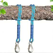 Durable Nylon Strap With Metal Hook - UV Resistant, Weatherproof, Wear-Resistant - Suitable For Outdoor Hammocks, Tree Swings, Patio Chairs - Easy To Install Climbing Buckle - Perfect For Garden, Camping, Backyard Use - A - View 11