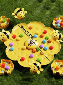 Multi-Player Bee Honey Collection Fishing Game Toy, Desktop Competitive Party Game Toy, English Color Box Packaging, Suitable For Teens 14+ As A Gift - Multicolor - View 3
