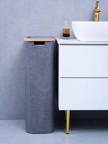 OrdoVault 25/50/100L Laundry Basket, Dirty Clothes Basket, Storage Basket, Bamboo Frame, 100L With Separate Reusable Mesh Inner Bag, Foldable Storage, Perfect Helper For Home And Bathroom Storage, Able To Store Toilet Paper, Clothes, Blankets And Other Items, Ideal Holiday Gift - View 8