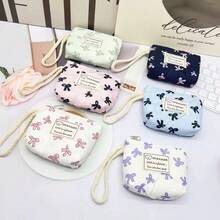 1/3个蝴蝶结零钱包,便携式卡包带挂绳,女士珠宝零钱收纳小包,适合日常和户外使用,节日和礼物(颜色随机混合) - 收納包 - 查看 7