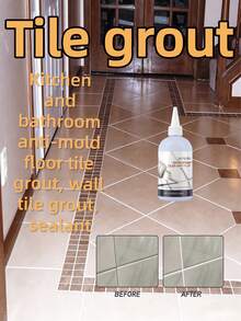Anti-Mold Tile Grout Filler Wall And Floor Joint Filler Suitable For Kitchen Bathroom Ceramic Tile Grout Beautifier - A - 查看 1
