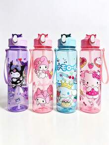 SANRIO 可愛圖案水杯設計，適合旅行、戶外、辦公室、健身、露營，送禮、生日禮物，可愛飲水杯，補水設備 - 彩色 - 查看 1