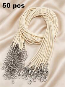 10/50/100pcs Multi-Color Multi-Layer Cord Necklace, Retro Punk Jewelry Necklace - Necklace Cord - View 51
