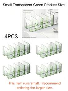 4層透明鞋架套組，家用鞋子收納架，適合小鞋款（不適用於成人鞋），省空間鞋櫃收納架，垂直式鞋架 - 彩色 - 查看 11