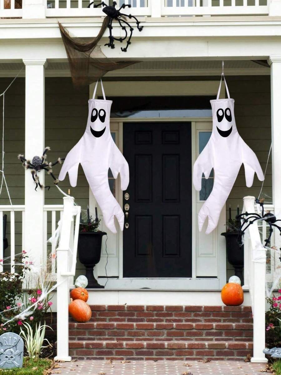 2pcs/Set Halloween Hanging Ghost Demon Spirit Pendant, Suitable For Decoration Venue Props - Demon Ghost Pendant - View 1