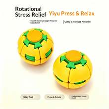 1pc Stress Relief Toy Pressable Rotating 3D Printed - Multicolor - View 4