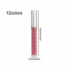 CAKAILA 12 Colors Matte Liquid Lipstick Set, Velvet Non-Drying Lip Gloss, Waterproof Long Lasting Non Transfer Lip Tint, Nude Red Pigmented Lip Makeup Cosmetic Kit For Daily Party Women Girls - Multicolor - View 5