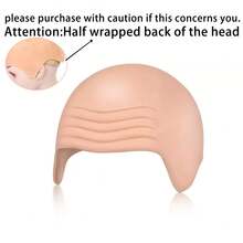 Bald Head Costume Accessories Set, Includes Latex Bald Cap And Nylon Wig Cap, Suitable For Halloween, Christmas, Carnival, April Fool''s Day Parties - Multicolor - View 18
