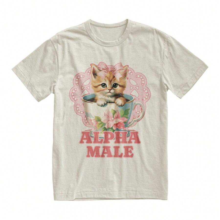 Chemise Chaton Mâle, Chat Amusant, Softstyle Unisexe - Couleur 1 - Voir 1