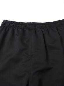 Pantalon cargo ample pour hommes, design robuste à plusieurs poches, style avec lien à la cheville, tenue décontracté à la mode pour le printemps et l'automne - Noir - Voir 8