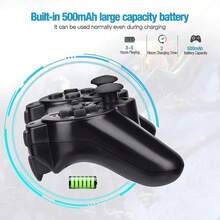 Controle Para Ps3 Wireless Doubleshock P3 Com Tecnologia Avançada De Alta Precisão E Ergonomia Aumentada - portanto - Visão 5