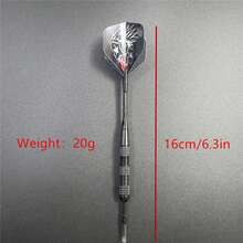 Easytoday 3pcs Black Dart Needles With Black Pattern Design, New Style Dart Wings For Training, Games And Entertainment - Black - View 3