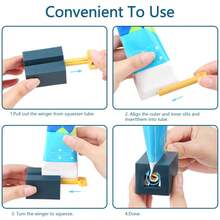 1pc Plastic Manual Tube Squeezer With Wing-Shaped Handle, Durable And Easy To Use, Efficiently Empty Toothpaste/Lotion/Shampoo Bottle Residue Tool, Suitable For Bathroom/Kitchen/Travel/Home Organization, Perfect Back To School And Autumn Housewarming Gift, Suitable For Adults/Teens/College Students, Space-Saving (Tube Squeezer/Cosmetic Accessory/Bathroom Tool/Kitchen Gadget/Travel Essential/Organizer) - A - View 4