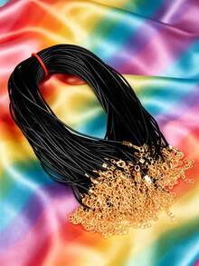10/50/100pcs Multi-Color Multi-Layer Cord Necklace, Retro Punk Jewelry Necklace - Necklace Cord - View 6