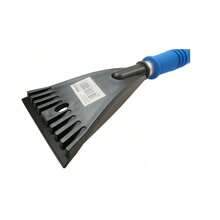 60cm Blue Plastic Snow Shovel With Brush, Ice Scraper For Car Windshield Defrosting - B - View 6