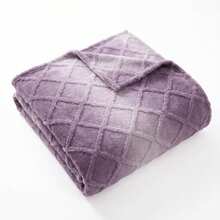 1pc Thick Gradient Bohemian Style Blanket, Soft Warm Double-Sided Reversible Throw, Suitable For Bed, Sofa, Living Room, Bedroom, Dorm Decor, Can Be Used As Wall Hanging, Back To School Supplies, Dorm Bedding - Purple - View 2