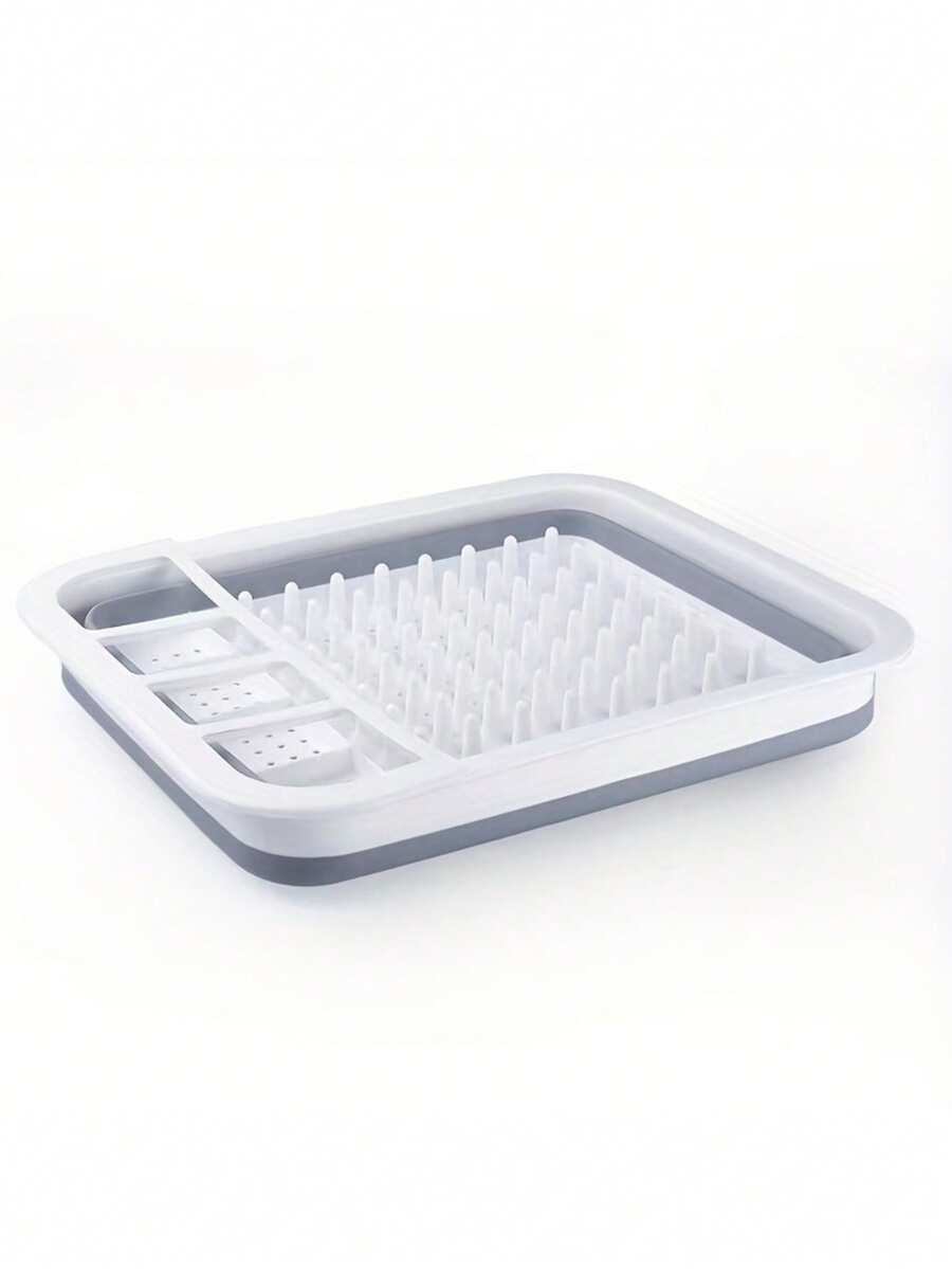 Foldable Dish Drainer Rack New Kitchen Chopstick Storage Rack Multifunctional Sink Draining Rack Drying Rack - Multicolor - View 1