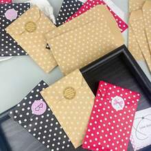 30pcs 3.1x5.9 Inch Party Holiday Packaging Bags, Gift Wrapping Paper Bags, Including Holiday Gift Paper Bags, Multi-Color Gift Wrapping Bags, Polka Dot Pattern Wrapping Paper Bags, High-End Decorative Wrapping Paper Bags, Accessory Small Gift Paper Bags, Party Gift Wrapping Bags And Creative DIY Craft Decorative Gift Paper Bags, Suitable For Holidays, Weddings, Birthday Gift Bags And Gift Wrapping Paper Bags - Gift Bags - View 3