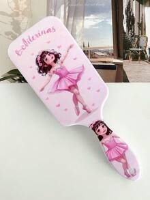 BEATURE Pink Ballet Girl Pattern Air Cushion Comb, Scalp Massage Comb, Anti-Static, Durable ABS Handle, Suitable For All Hair Types, High-Quality Air Cushion Comb. - Air Cushion Comb - View 2