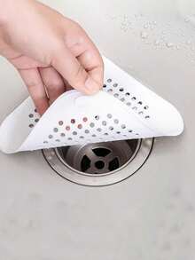 4pcs/2pcs Anti-Clogging Drain Filter, Kitchen Sink Anti-Clogging, Bathtub/Shower/Bathroom Drain Cover, Soft Rubber Fit Prevents Shifting, Bathroom Drain Anti-Clogging Filter Cover, Tight Fit, Durable Plastic Mesh, Kitchen And Bathroom Essential. - View 7