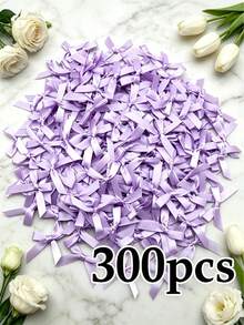 50個/組 /300個/袋 芭蕾風可愛緞帶小蝴蝶結 女孩愛心 DIY 衣飾頭飾裝飾配件材料，髮飾、氣球蝴蝶結、婚禮派對裝飾、房間裝飾、家居裝飾、粉色禮品包裝裝飾手工卡片裝飾 - 彩色 - 查看 27