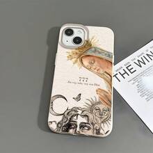[24h Shipping From DE/FR/ES]Apple 11-17 Phone Case: Virgin Mary Prayer Print And Mystic Symbols With Matte UV Printing, Soft Case, 360-Degree Full Protection, Modern And Versatile, Comfortable Grip, Compatible With IPhone 17 Pro Max/XR/XS 16/15/14/13/12/11/8 Plus And Other Series. Cute Phone Cover, Ideal Gift For Friends, Holiday Gift. - 1 Piece Of Picture Color - View 3
