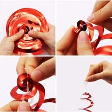 24/12/6pcs Christmas Spiral Hanging Decorations, Suitable For Birthday Party Decor, Wedding Decor, Spiral Hanging Ornaments, Banner Streamers, Spiral Ceiling Hanging Decorations For Window Display (Random Color Assortment) - Multiple Styles - View 5