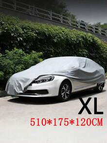 重型汽車車罩，全天候防護，防水、防風、防雪、防塵，多層加厚棉，安裝方便，適用於所有車型，車庫儲存與整理。SUV汽車車罩，防水戶外汽車車罩，全天候防曬，防紫外線，防霜，防雪，適用於四季，適用於SUV車、MPV車、轎車，戶外汽車防雪、防雨、防紫外線、防塵－高級全車罩 - 銀色 - 查看 8