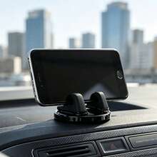 3 Packs Car Phone Holder, 360 Degree Rotatable Dashboard Mount, Adjustable Anti-Slip Phone Cradle, Fits Most Smartphones & All Vehicle Models For GPS Navigation - Multiple Styles - View 9