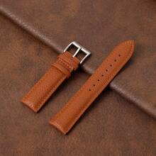 Lychee Grain PU Leather Replacement Wristwatch Band 18mm 20mm 22mm Soft Business Watch Strap Women Men Watchband - Mouldless - View 33