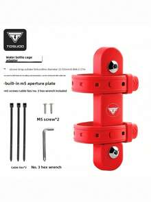 TOSUOD 1 Set Bicycle Water Bottle Cage Base Adapter Bracket, Suitable For Mountain Bike And Road Bike, Cycling Gear, Cycling Gift, Ideal Choice For Cycling - Multicolor - View 10