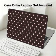 1件波點UV印花筆記本電腦保護殼，透明硬殼蓋，適用於MacBook Air和Pro，耐用塑料保護套 - 查看 5