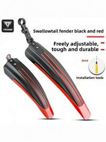 TOSUOD Mountain Bike Mudguard, Universal Front And Rear Wheel Mud Guard, Quick Release Installation, Stable And No Shaking, Effectively Blocks Mud And Water Splashing, Essential Protective Accessory For All Types Of Mountain Bikes, Commuting And Off-Road Cycling - Multicolor - View 5