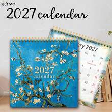 梵谷風格：2027年新日曆，可掛牆或置於桌面，記錄重要事件與紀念日，創意新年禮物、生日禮物 - 梵谷風格 - 查看 1