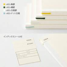 DESIGNPHIL (） MDノート ドット方眼 15387006 - A5 + 無罫+ノートカバー - チェックする 6