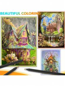 2 Tubes Of Black Colored Pencils + 1 Yellow Sketchbook (A4/A5/A6/16K), Suitable For Students And Adults To Draw And Sketch. - Sketchbook - View 10