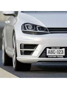 1pc Customized Personalized Metal License Plate Frame, Suitable For License Plate Frame Covers, Car Accessories, Birthday, Wedding, Valentine's Day, Halloween, Christmas, Party, Father's Day, Mother's Day And Other Holiday Gifts - Multicolor - View 5