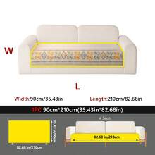 1 buah Sarung Sofa Jacquard Boho, Anti Hewan Peliharaan, Anti Gores, Ramah Kulit, Dapat Dicuci - MultiWarna - View 22