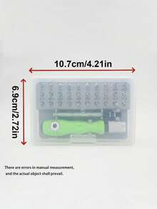 32pcs Precision Screwdriver Set, Covers Flat, Torx, Hex And Other Common Models, Small Home Appliances, Bit Holder Slot Prevents Loss, Compact And Portable, Suitable For Home Repair And Emergency Use, Essential Hardware Repair Tool, High Cost-Performance - Screwdriver Set - View 5