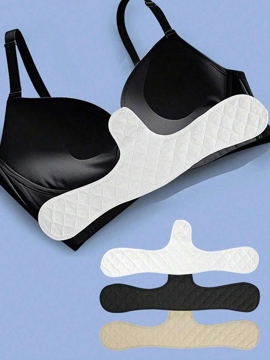 1/10/20 Pairs Reusable Absorbent Breast Pads, Washable Sweat-Absorbing Women's Breast Pads, Soft Comfortable Fabric Daily Bra Liners, Suitable For Breastfeeding, Stackable Breast Pad Set