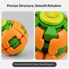 Model Display - Stress Relief Gadget Press & Rotate Ball, + Clicker, Office Portable Small Toy, One-Hand Operation, Pocket Toy (14+), Random Color - Multicolor - View 5