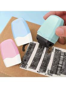 1pc Privacy Protection Multi-Function Leak-Proof Rolling Seal Tape, Suitable For Documents, Bills, Financial Information, One Roll For Secure Sealing - Multicolor - View 3