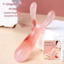 1 buah Resin 5-Cakar Alat Pijat Gua Sha Hidung Sisir Wajah Tongkat Pengikis Tulang - A - View 6