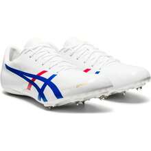 Asics Unisex Hypersprint 7 Track & Field Shoes, 11.5, WHITE/ BLUE Variant 1 - None - View 2