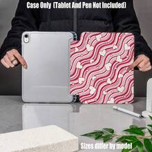 Y-Fold 高透明壓克力平板保護殼附筆槽 Y-Fold 高透明壓克力款 Y-Fold 高透明壓克力保護殼 平板保護殼特色：Y型三折支架設計、智能休眠/喚醒、全方位覆蓋保護、親膚邊框材質、氣囊防震邊框、多角度支架、透明壓克力背板 - 圖4 - 查看 8