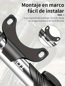 TOSUOD Single Portable Bicycle Mini Air Pump, Small Inflation Cylinder, Universal For Road And Mountain Bikes, Lightweight Compact Easy Storage, Outdoor Cycling Commuting Emergency Tire Repair Inflation Tool Accessory, Perfect For Mountain Bikes, Road Bikes, Basketball And Soccer! - Multicolor - View 7