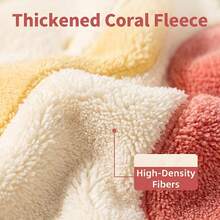 Cartoon Fruit Hand Towel Suitable For Kitchen And Bathroom, 1-Piece Pack.Fun Durian, Guava, Fig, Papaya Coral Fleece Towel, Ultra-Soft, Highly Absorbent, Quick-Drying Towel, Used For Bathing And Home Decoration, Essential Kitchen Towel, Cute Housewa - Durian - View 5