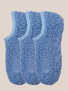 1/3/6/20/30 Pairs Random Women's Short Socks, Coral Fleece Fuzzy Floor Socks, Autumn/Winter Indoor Home Anti-Slip Short Tube Sleep Socks, Suitable For Multiple Occasions - Multicolor - View 17